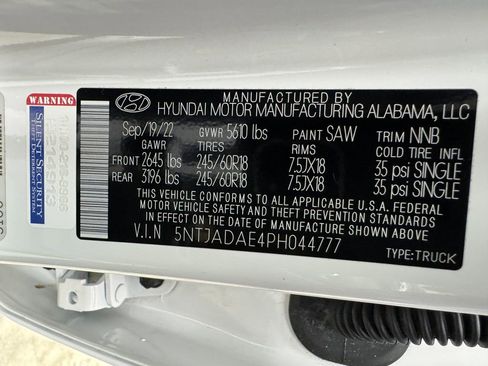 Used 2023 Hyundai Santa Cruz SE AWD/4WD image 31