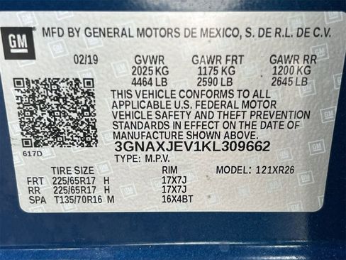 Used 2019 Chevrolet Equinox LT w/ Driver Convenience Package image 36