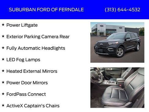 Certified 2020 Ford Explorer XLT w/ Equipment Group 202A image 13