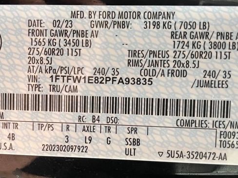Used 2023 Ford F150 XLT w/ Equipment Group 302A High AWD/4WD image 60