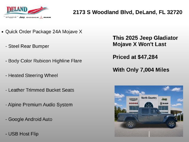 Used 2025 Jeep Gladiator Mojave AWD/4WD image 15