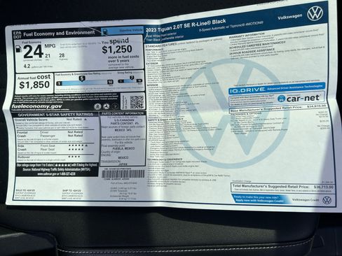 Used 2023 Volkswagen Tiguan SE R-Line image 10