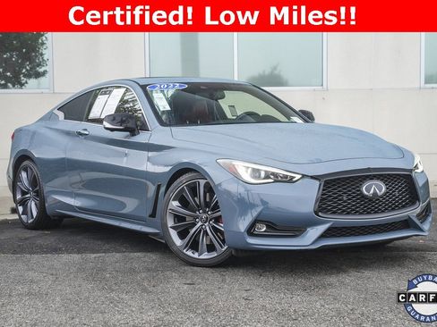 Certified 2022 INFINITI Q60 Red Sport 400 w/ Cargo Package image 1
