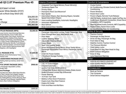Used 2021 Audi Q3 2.0T Premium Plus w/ Premium Plus Package image 12