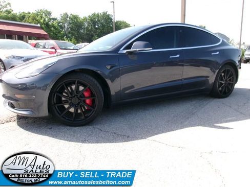 Used 2019 Tesla Model 3 Long Range AWD/4WD image 1