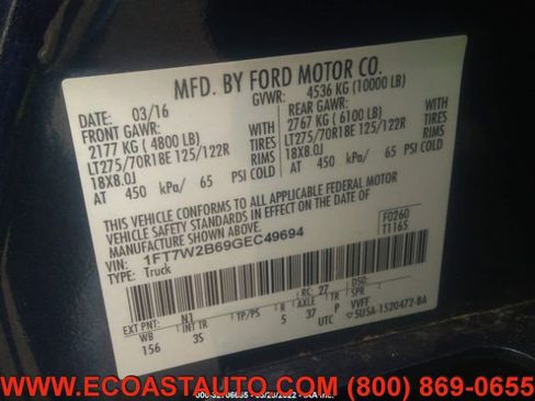 Used 2016 Ford F250 XLT w/ XLT Premium Package image 10