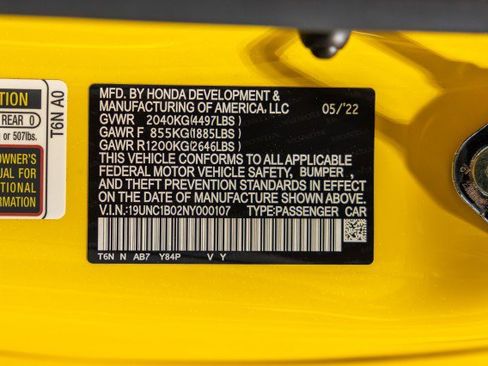 Used 2022 Acura NSX Type S AWD/4WD image 69