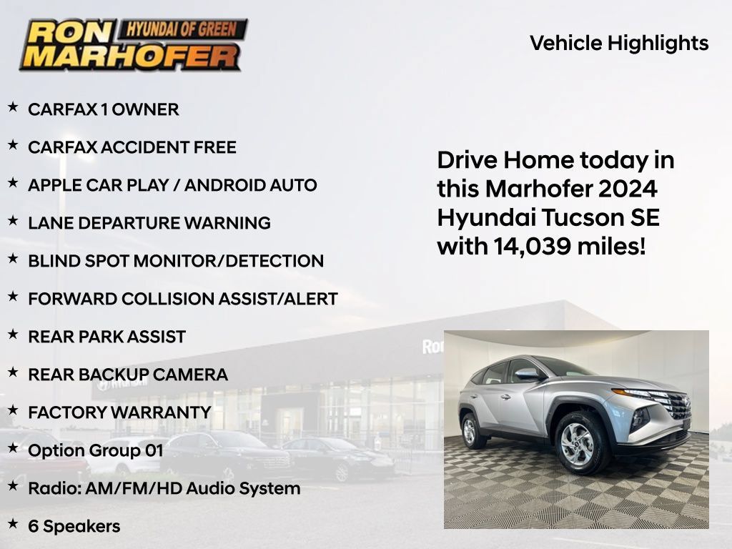 Certified 2024 Hyundai Tucson SE AWD/4WD image 16