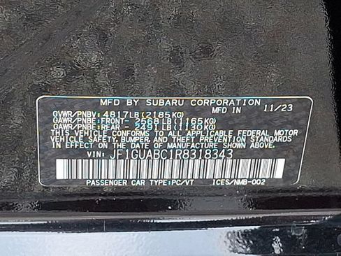 Used 2024 Subaru Impreza 2.0i AWD/4WD image 26