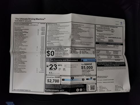 New 2026 BMW X7 xDrive40i w/ M Sport Package image 29