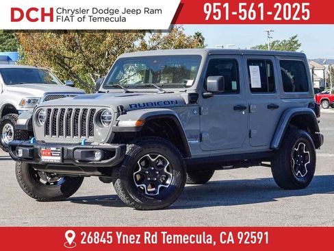 Used 2021 Jeep Wrangler Unlimited Rubicon 4xe w/ Steel Bumper Group AWD/4WD image 1