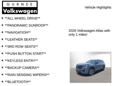 New 2026 Volkswagen Atlas SEL Premium R-Line image 8