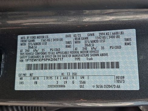 Used 2023 Ford F150 Lariat AWD/4WD image 28