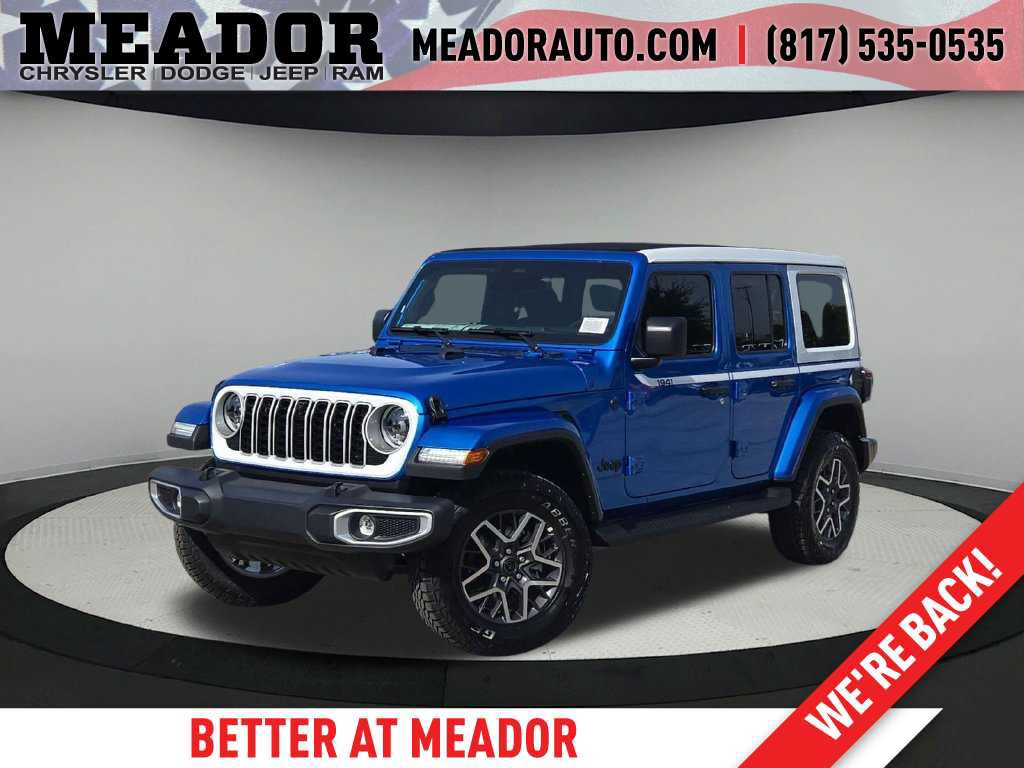 New 2026 Jeep Wrangler Unlimited Sahara w/ Whitecap Package AWD/4WD image 1