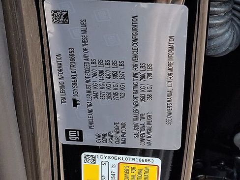 Certified 2026 Cadillac Escalade Sport w/ LPO, ONYX Package AWD/4WD image 21