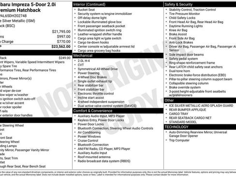 Used 2013 Subaru Impreza 2.0i Sport Premium image 3