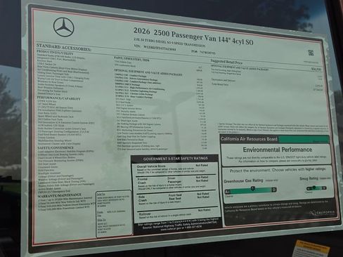 New 2026 Mercedes-Benz Sprinter 2500 image 3