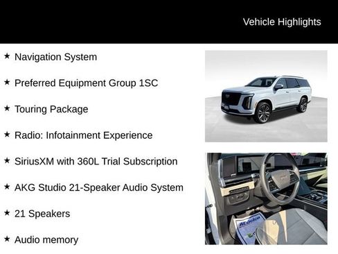 Certified 2026 Cadillac Escalade Sport w/ Touring Package AWD/4WD image 7