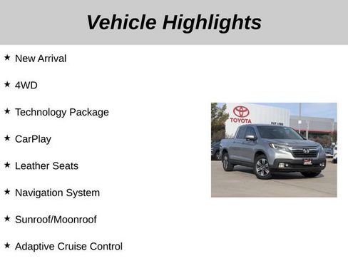Used 2019 Honda Ridgeline RTL-T image 5
