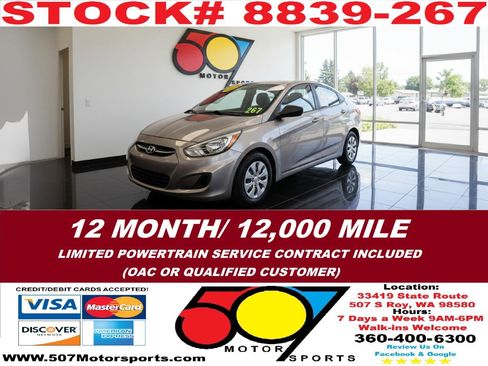 Used 2017 Hyundai Accent SE image 1