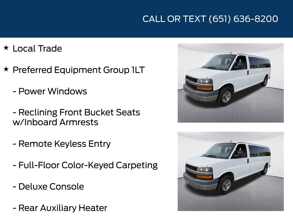 Used 2013 Chevrolet Express 3500 LT w/ LT Preferred Equipment Group RWD image 5