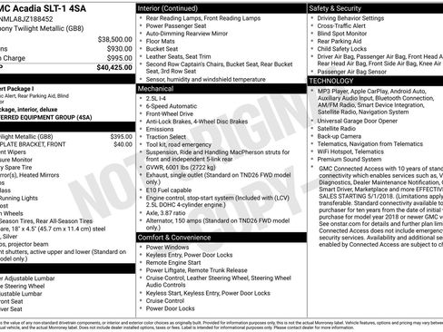 Used 2018 GMC Acadia SLT FWD image 21