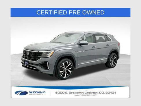 Certified 2025 Volkswagen Atlas Cross Sport SEL Premium R-Line AWD/4WD image 1