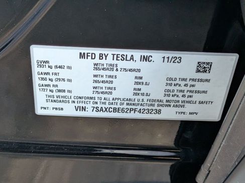 Used 2023 Tesla Model X Plaid AWD/4WD image 29