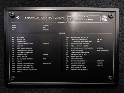 Certified 2025 Ferrari SF90 Spider image 55