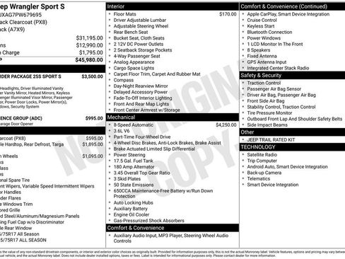 Certified 2023 Jeep Wrangler Sport S image 32
