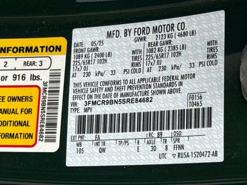 Used 2025 Ford Bronco Sport Big Bend AWD/4WD image 28