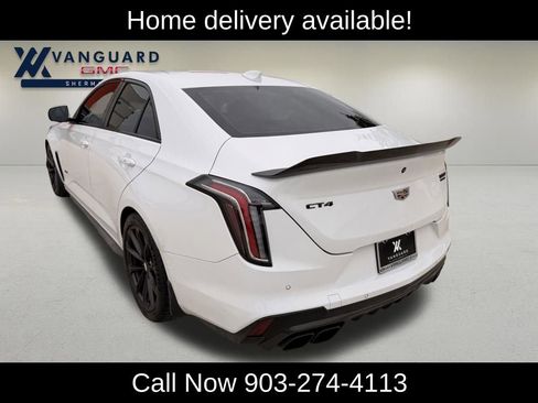 Used 2022 Cadillac CT4 V Blackwing w/ Carbon Fiber 1 Package RWD image 2