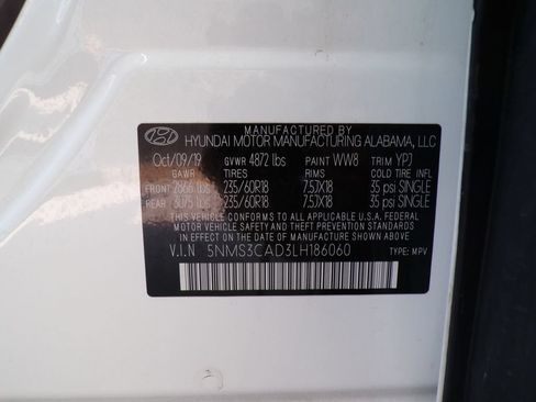 Used 2020 Hyundai Santa Fe SEL w/ Convenience Package AWD/4WD image 35