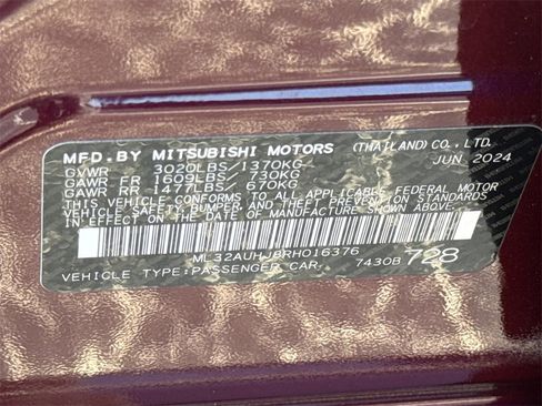 Used 2024 Mitsubishi Mirage ES image 45