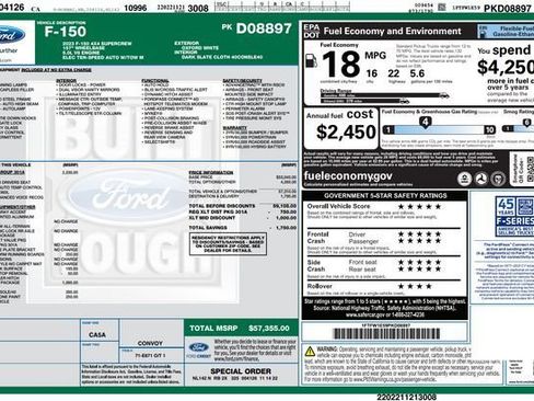 Used 2023 Ford F150 XLT w/ Equipment Group 301A Mid AWD/4WD image 67