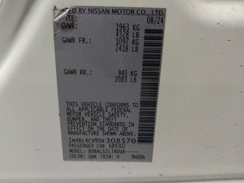 Used 2025 Nissan Altima 2.5 SR FWD image 33