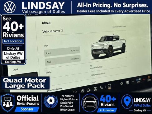 Used 2022 Rivian R1T Adventure AWD/4WD image 25