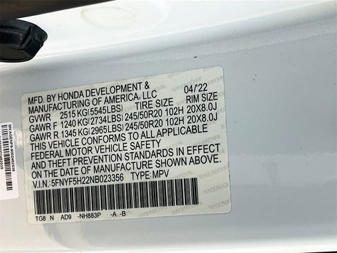 Used 2022 Honda Pilot Special Edition image 32