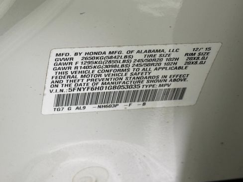 Used 2016 Honda Pilot Elite image 25