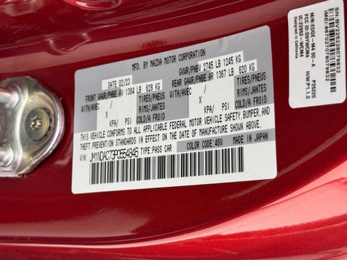 Used 2023 MAZDA MX-5 Miata Club w/ Brembo/BBS Recaro Package image 38