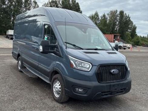 Used 2022 Ford Transit 250 148 High Roof Extended AWD w/ Parcel Delivery Package image 1
