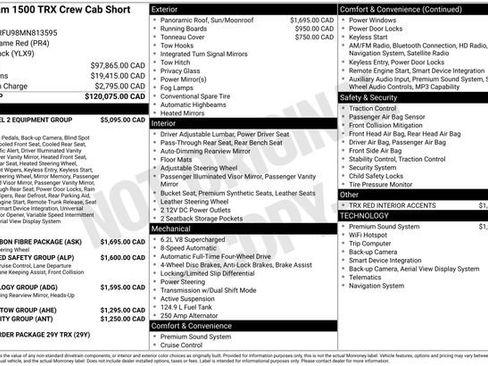 Used 2021 RAM 1500 TRX w/ TRX Level 2 Equipment Group AWD/4WD image 26
