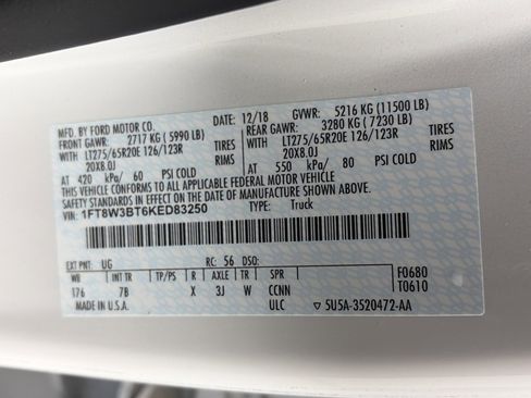 Used 2019 Ford F350 Platinum w/ Platinum Ultimate Package image 9