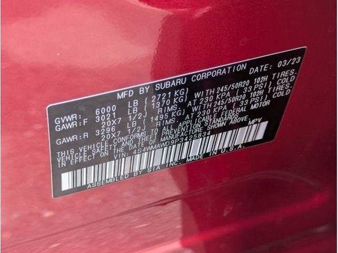 Certified 2023 Subaru Ascent Touring AWD/4WD image 96