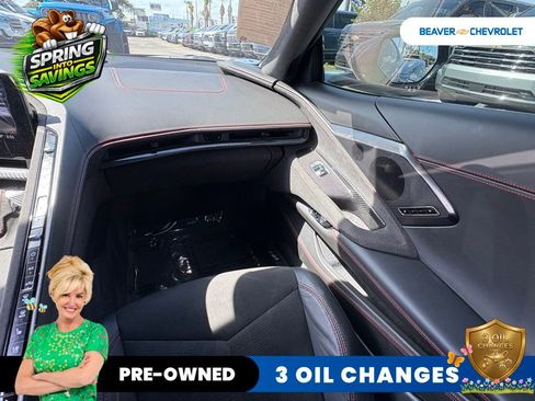 Used 2023 Chevrolet Corvette Stingray Premium Cpe w/ Engine Appearance Package RWD image 18