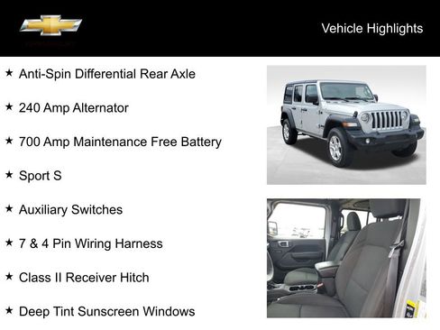 Used 2022 Jeep Wrangler Unlimited Sport AWD/4WD image 21