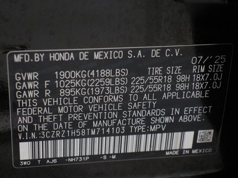 Used 2026 Honda HR-V Sport image 39