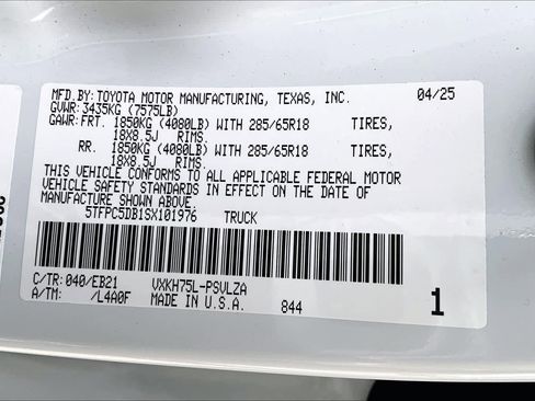 Used 2025 Toyota Tundra TRD Pro image 33