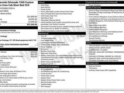 Certified 2024 Chevrolet Silverado 1500 Custom Trail Boss AWD/4WD image 6