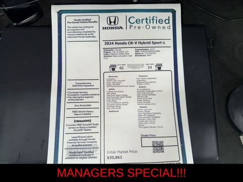 Certified 2024 Honda CR-V Sport-L image 13